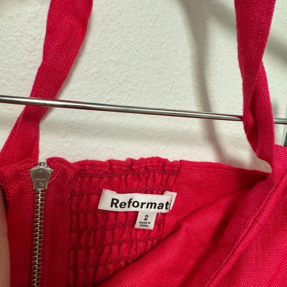 NWOT Reformation Orzo Two Piece Linen set - Picture 8 of 15